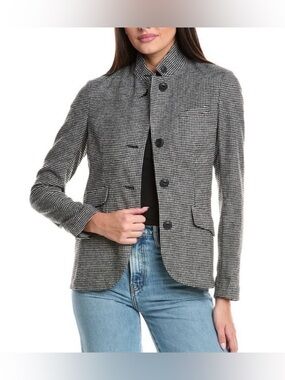 Rag & Bone Monochrome Houndstooth Jacket